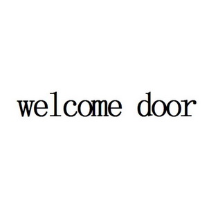  em>welcome /em>  em>door /em>
