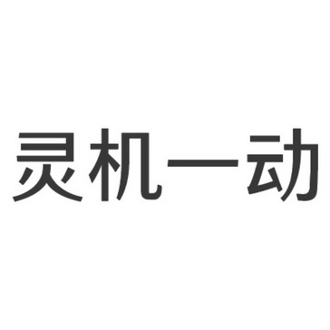 灵机一动商标注册申请申请/注册号:55264206申请日期