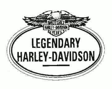legendary harley  davidson; motor harley  davidson cycles商标