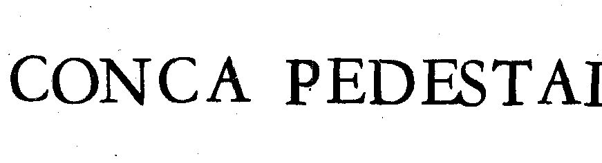 conca  em>pedestal /em>