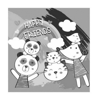  em>happy /em>  em>friends /em>