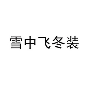雪中飞 em>冬装 /em>
