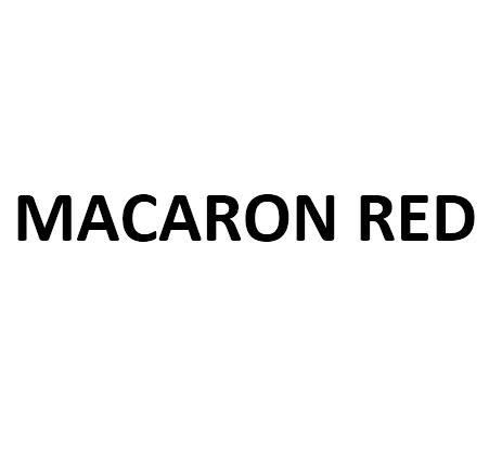 macaron red