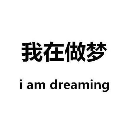 我在做梦  em>i /em>  em>am /em>  em>dreaming /em>