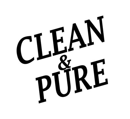  em>clean /em> &  em>pure /em>