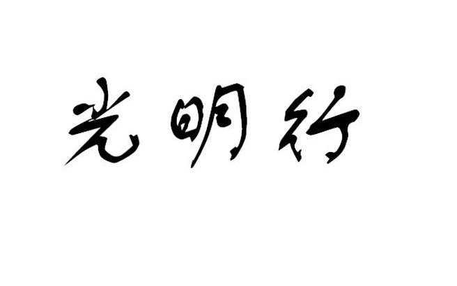  em>光明行 /em>