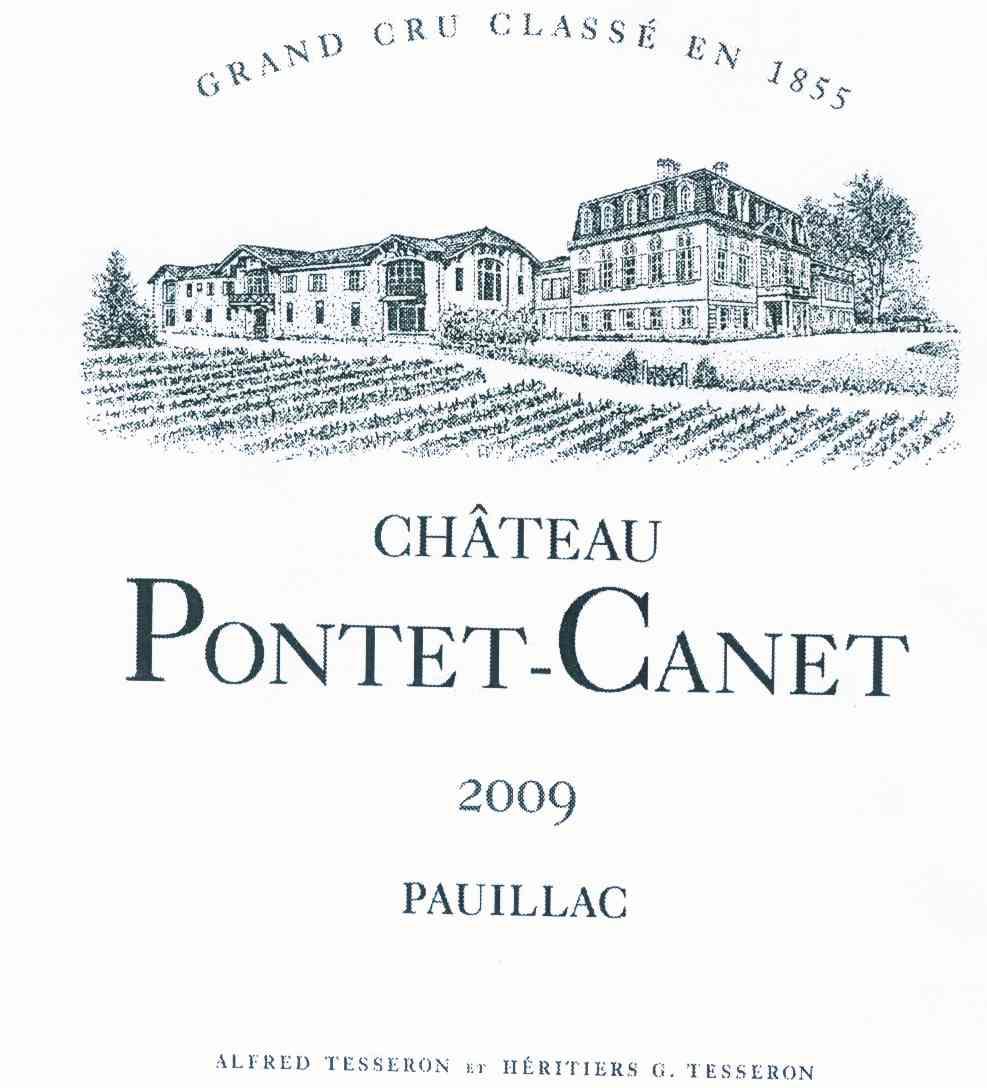 grand cru classe en 1855 chateau pontet-canet 2009 pauill em>c 