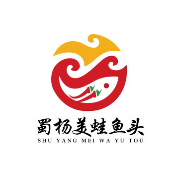 美蛙鱼头logo设计图片