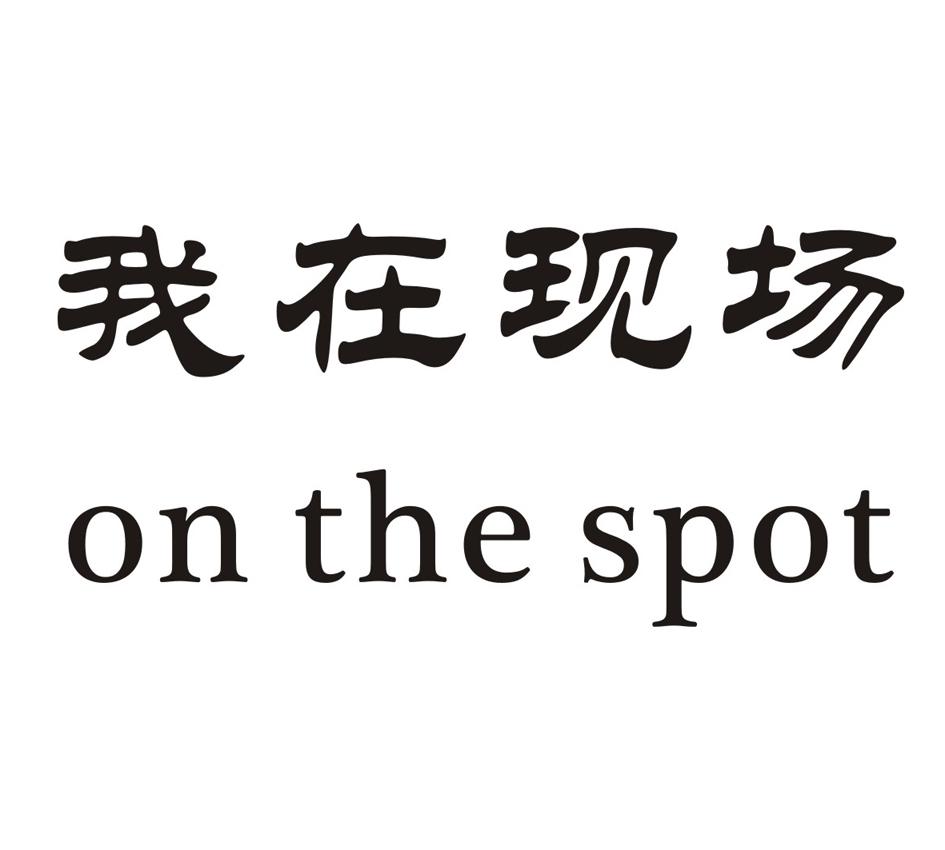 我在 em>现场 /em> on the  em>spot /em>