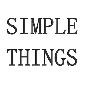  em>simple /em>  em>things /em>