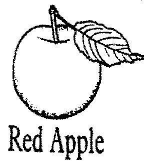 red apple                                 