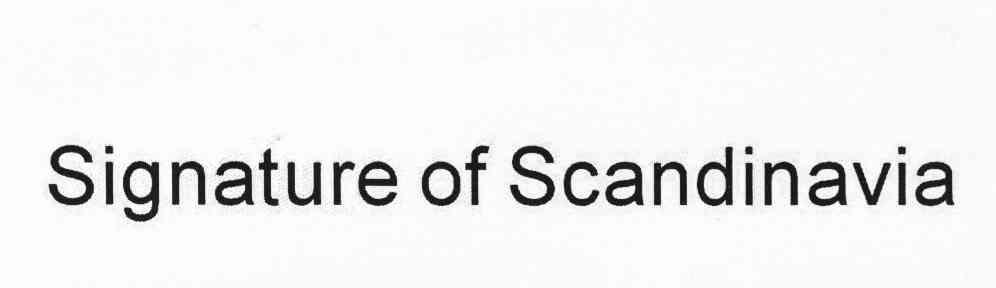  em>signature /em> of  em>scandinavia /em>