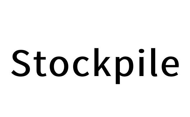  em>stockpile /em>