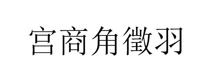 宫商角徵羽商标注册申请申请/注册号:46203869申请日期:2020