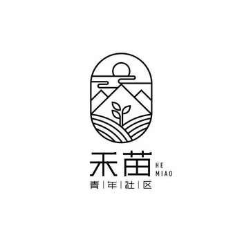 禾苗logo素材图片