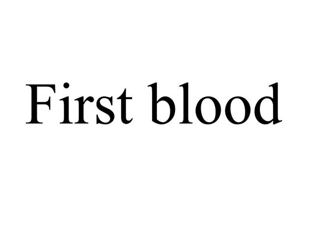 first blood 商标 爱企查