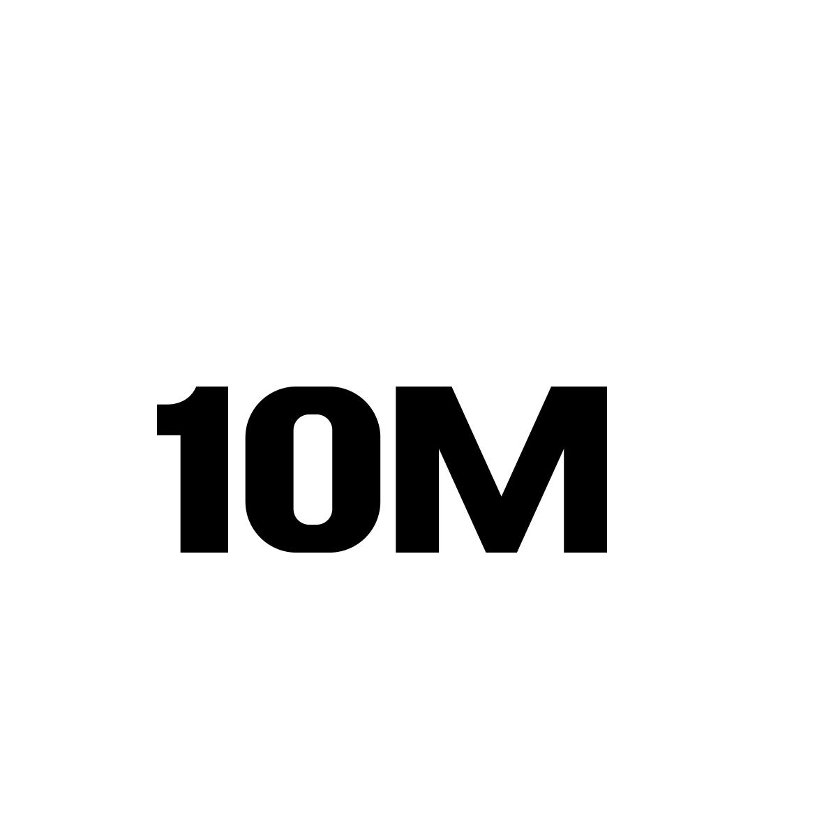 10m                                       