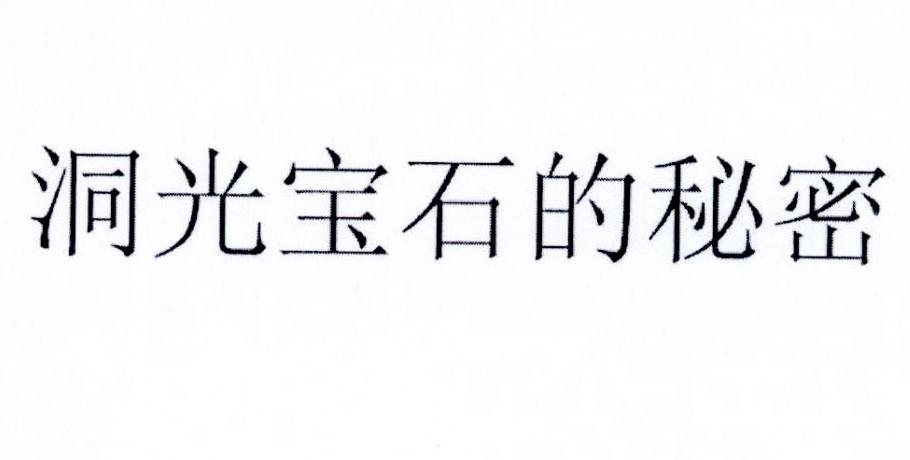 洞光宝石的秘密                            