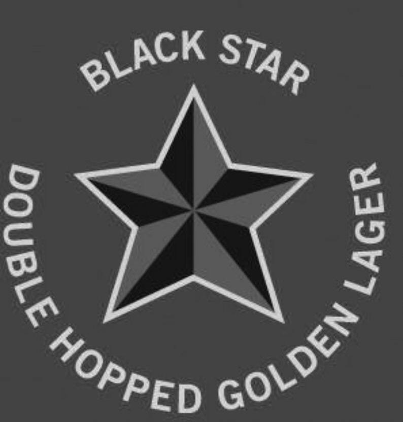 black star double hopped golden lager
