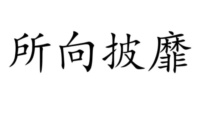 所向披靡