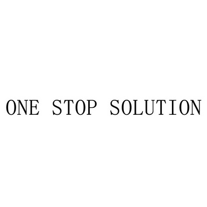 One Stop Solution