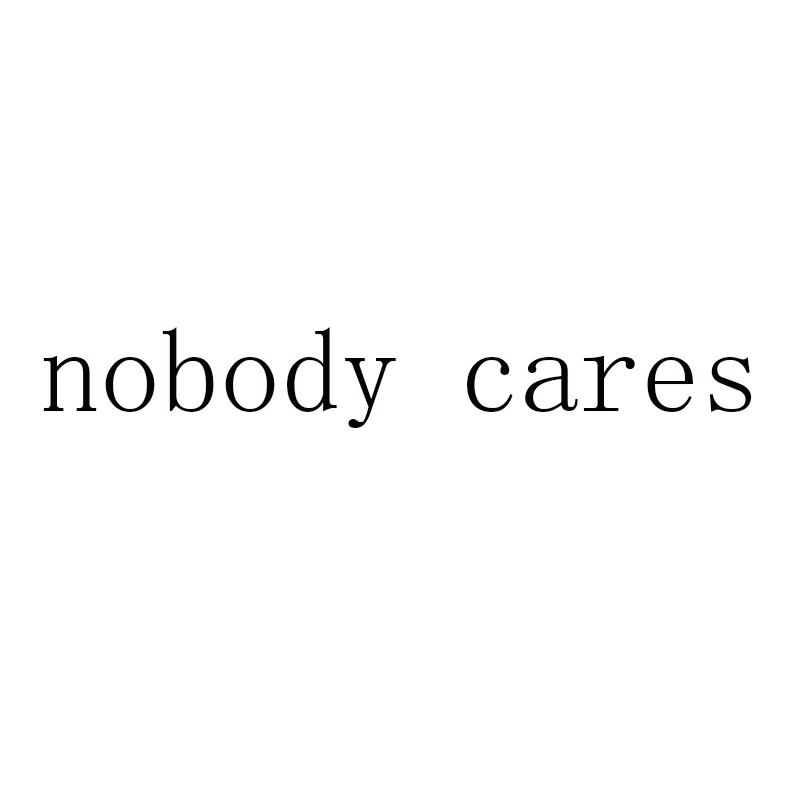 nobody cares                              