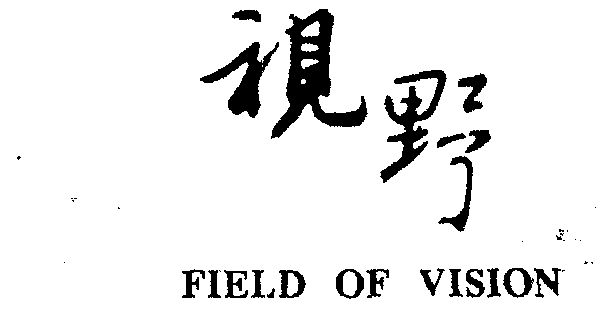 视野 em>field /em> of  em>vision /em>