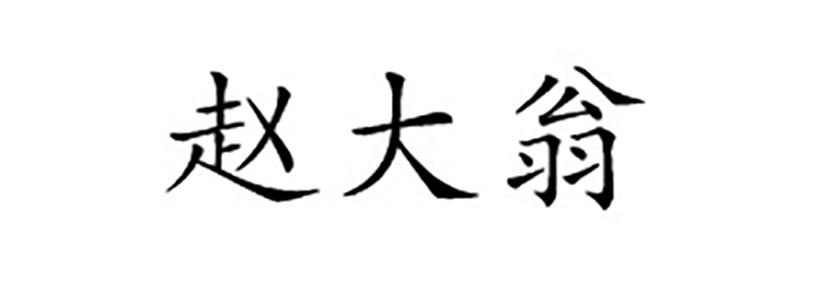 em>赵大翁/em>