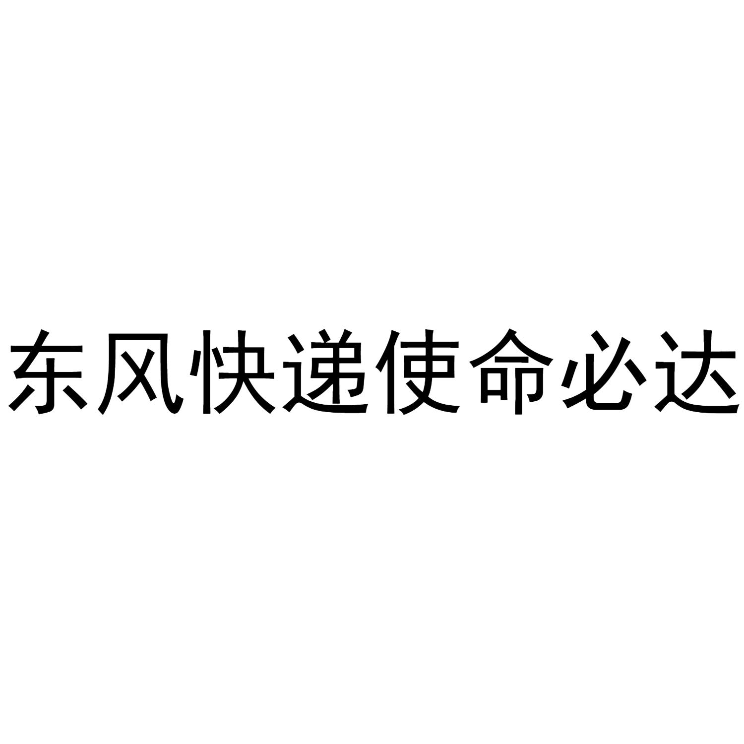 东风快递使命必达                          