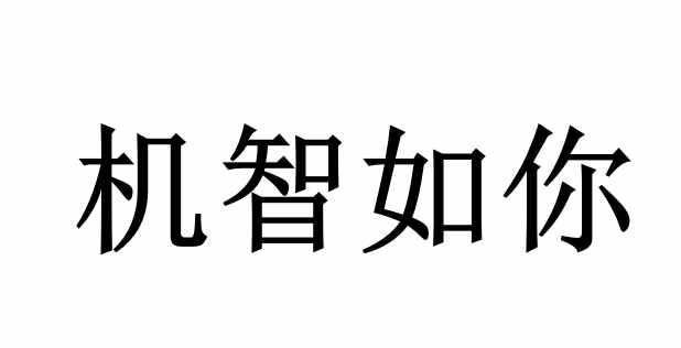 机智如 em>你 /em>