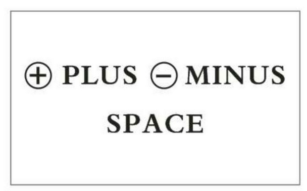 em>plus /em>- em>minus /em>  em>space /em>