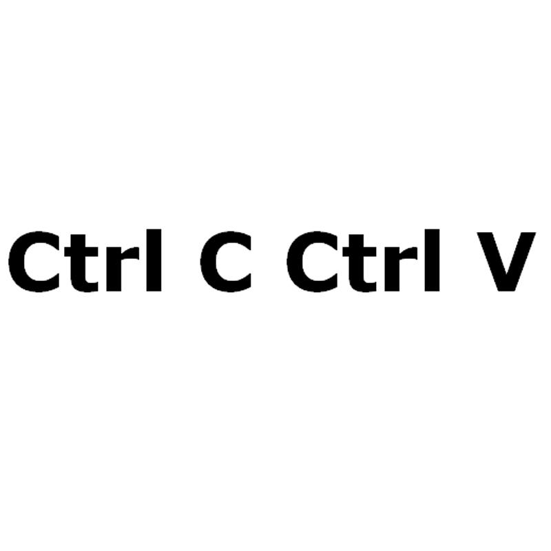 ctrl c ctrl v