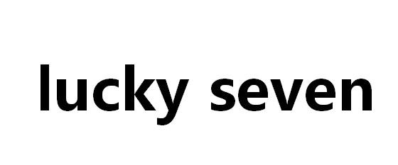  em>lucky /em>  em>seven /em>