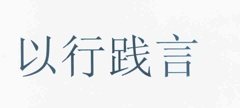 以行 em>践言 /em>