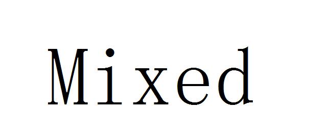 em>mixed/em>