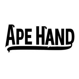  em>ape /em>  em>hand /em>