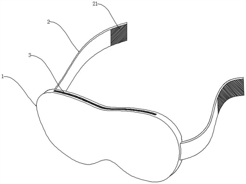 一种具有缓解眼疲劳功能的蒸汽眼罩