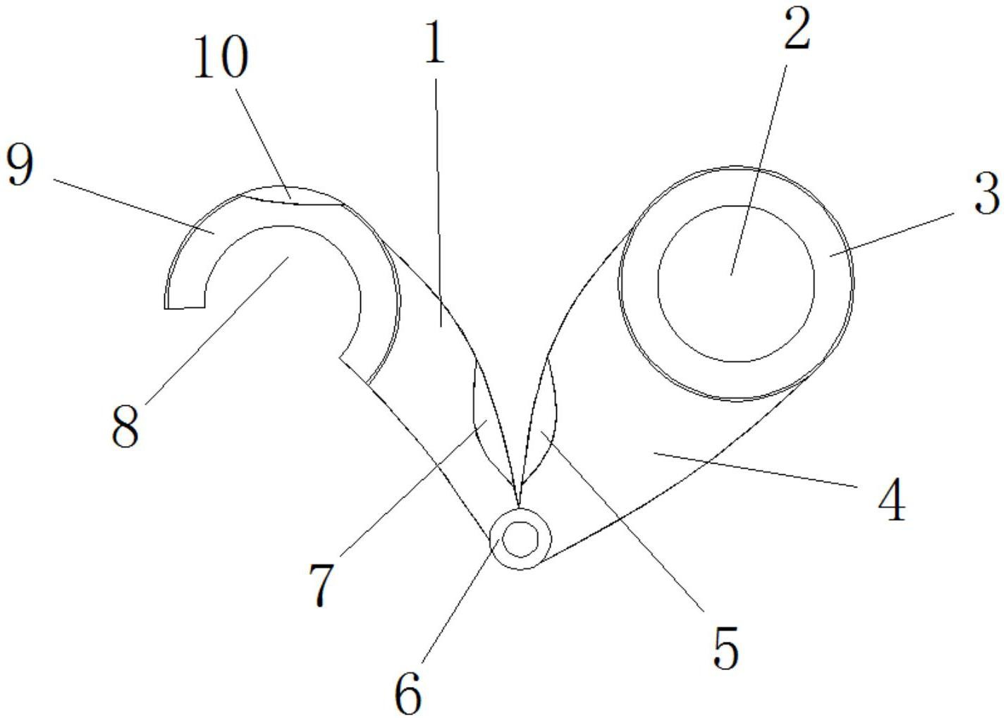 包括第一把杆和第二把杆,所述第一把杆的顶端固定连接有第一把环,所述