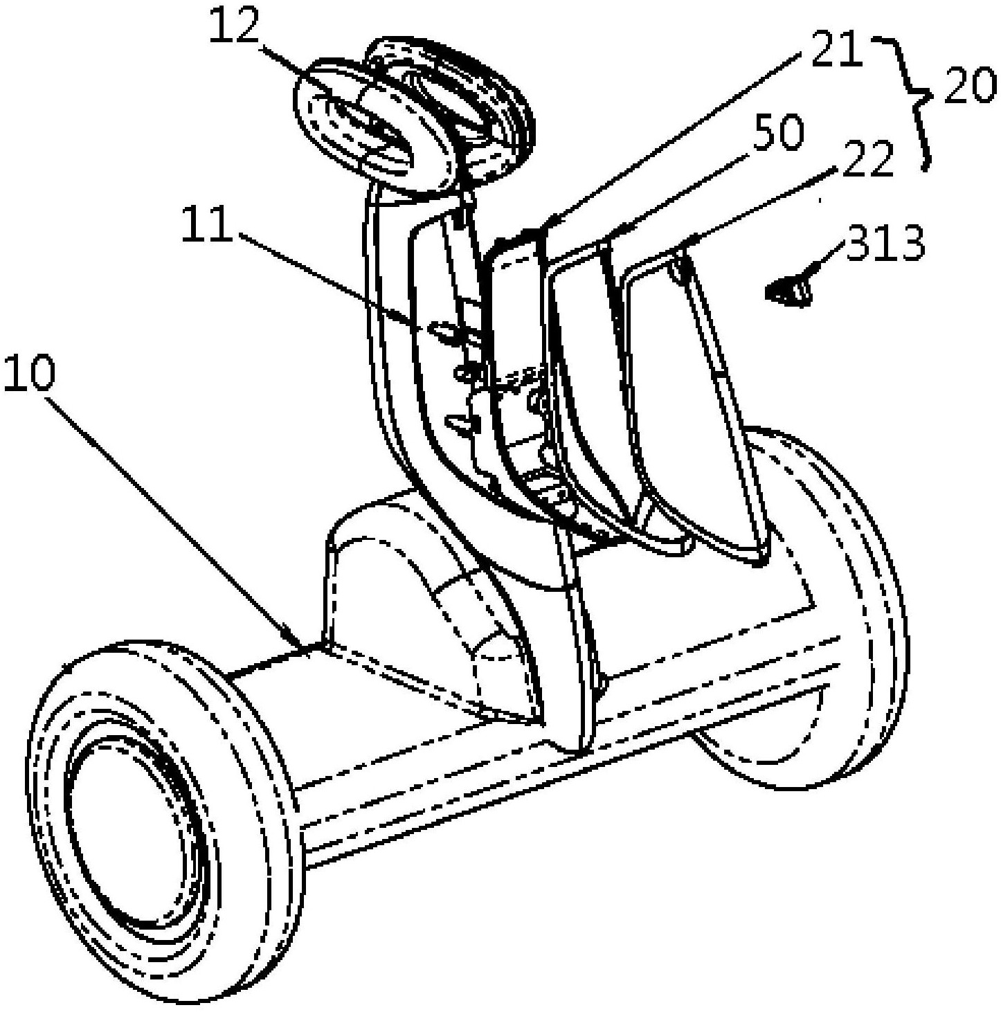 車輛的操控組件及具有其的平衡車-愛企查