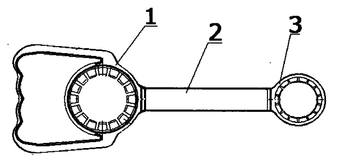 所述连接体的另一端设有子环,与现有技术相比,本实用新型具有结构简单