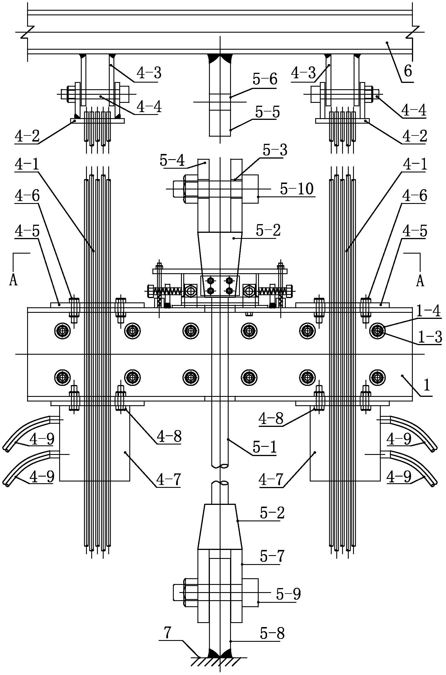 具有对中找正功能的钢索张拉装配系统-爱企查