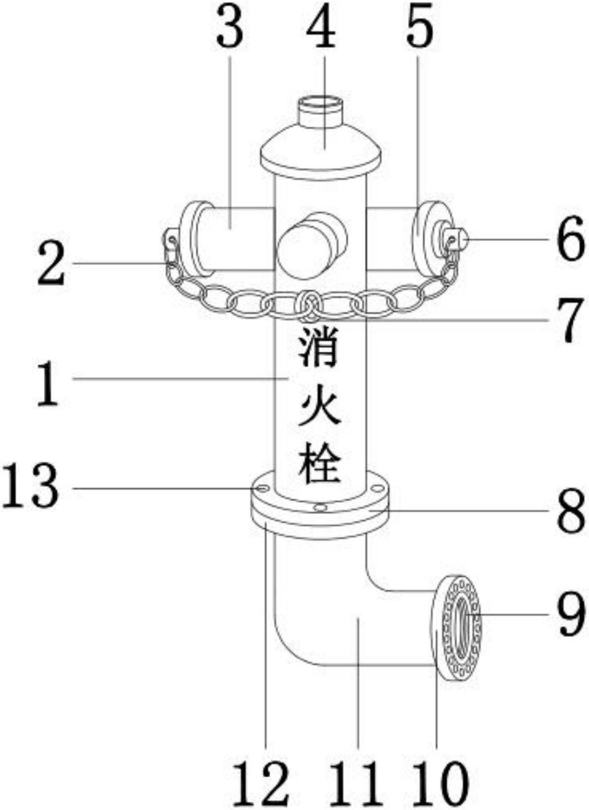 室外消防栓结构及维修图片