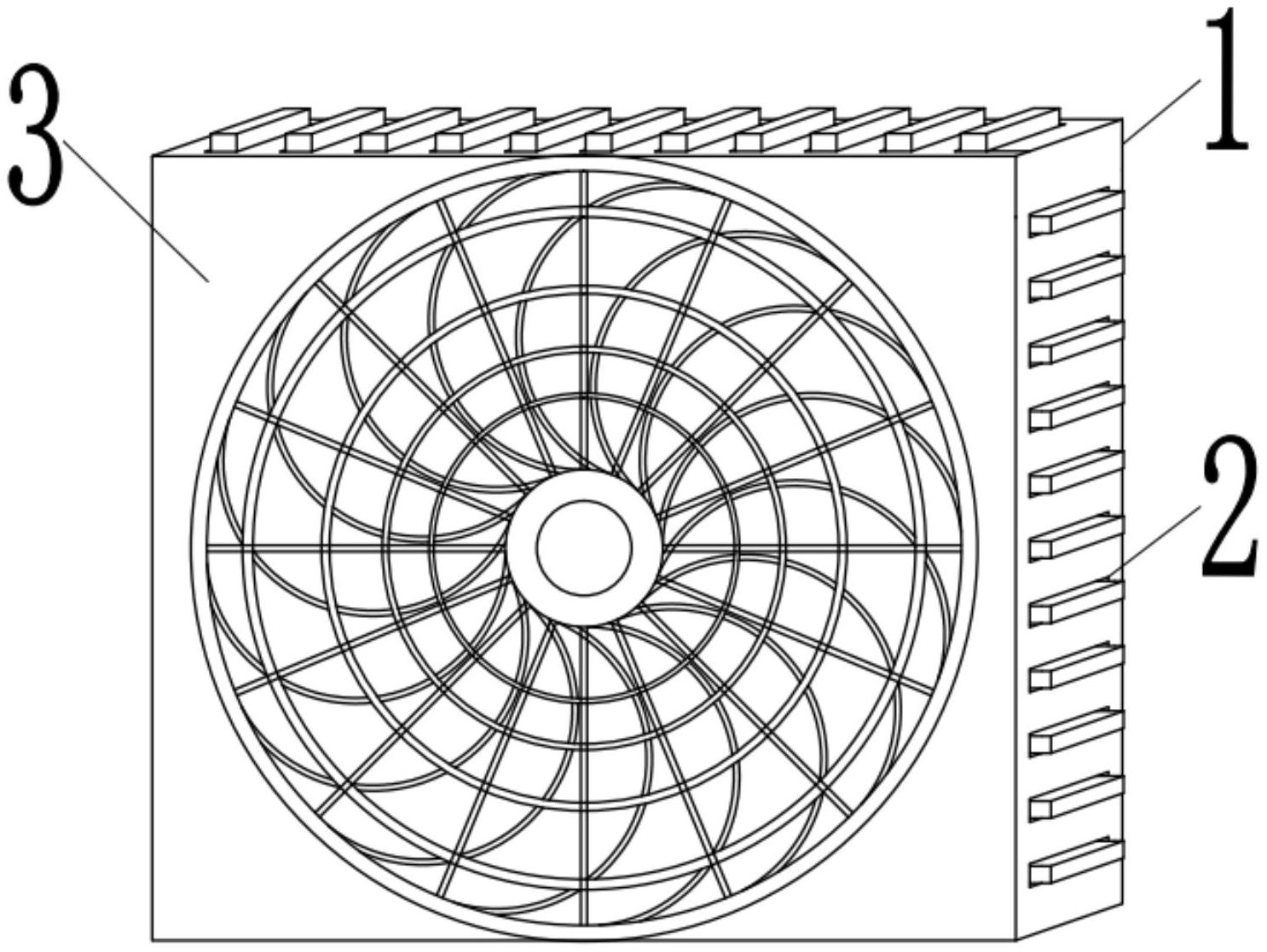 一種空調機組用具有通風散熱功能的導流罩-愛企查