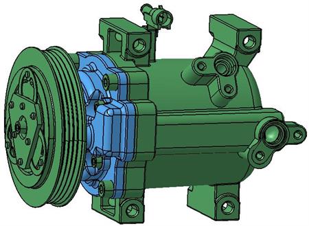 吸气口后置结构的旋叶式压缩机-爱企查