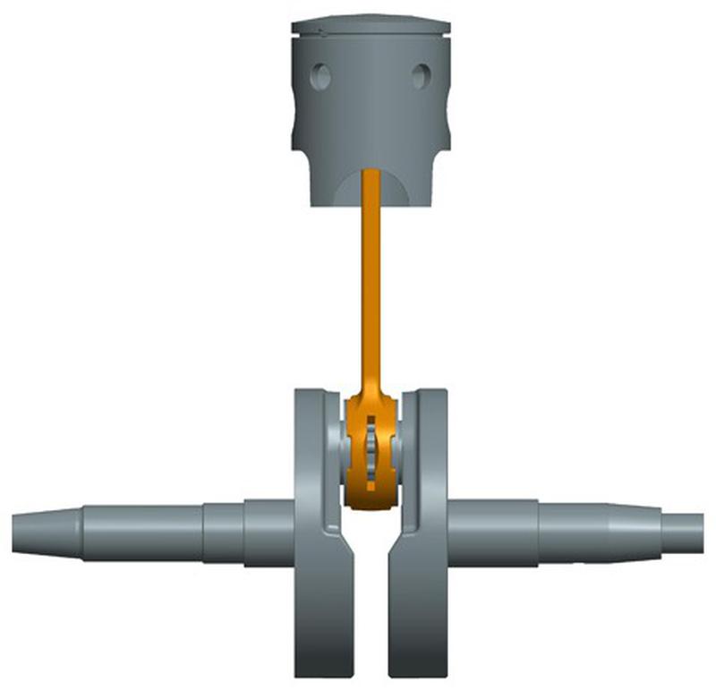 摩托车发动机曲柄连杆(50cc)-爱企查