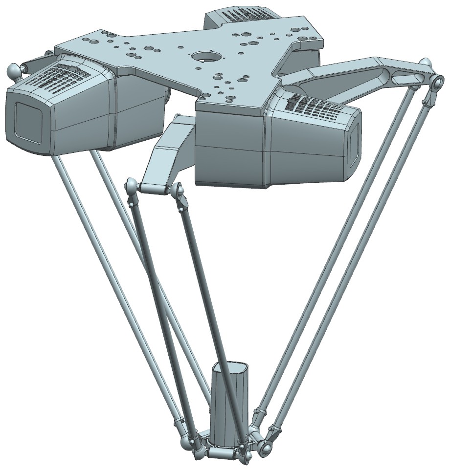 本外观设计产品的名称并联机器人(迅猛龙).2.