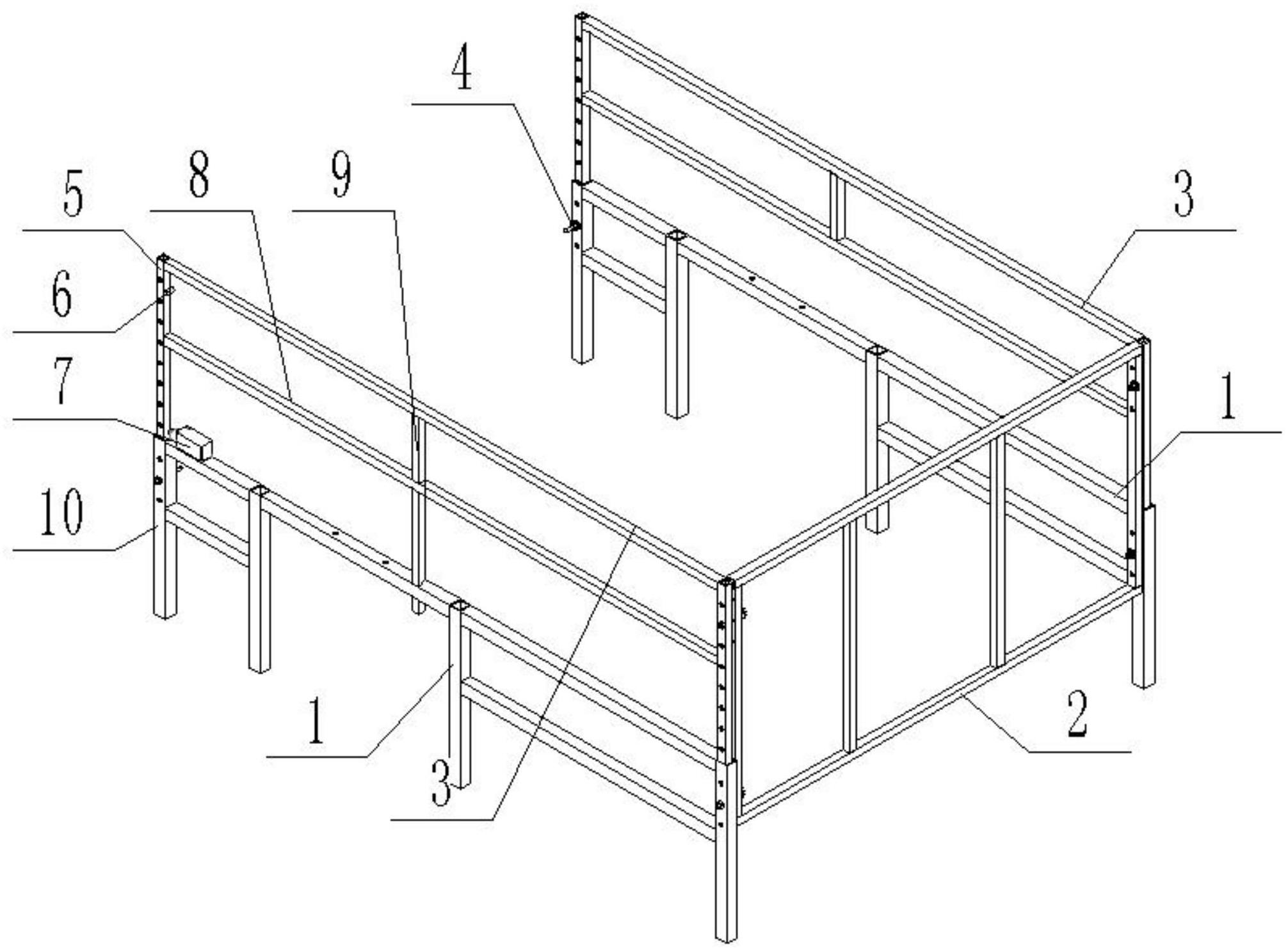 一种伸缩式轿顶护栏-爱企查