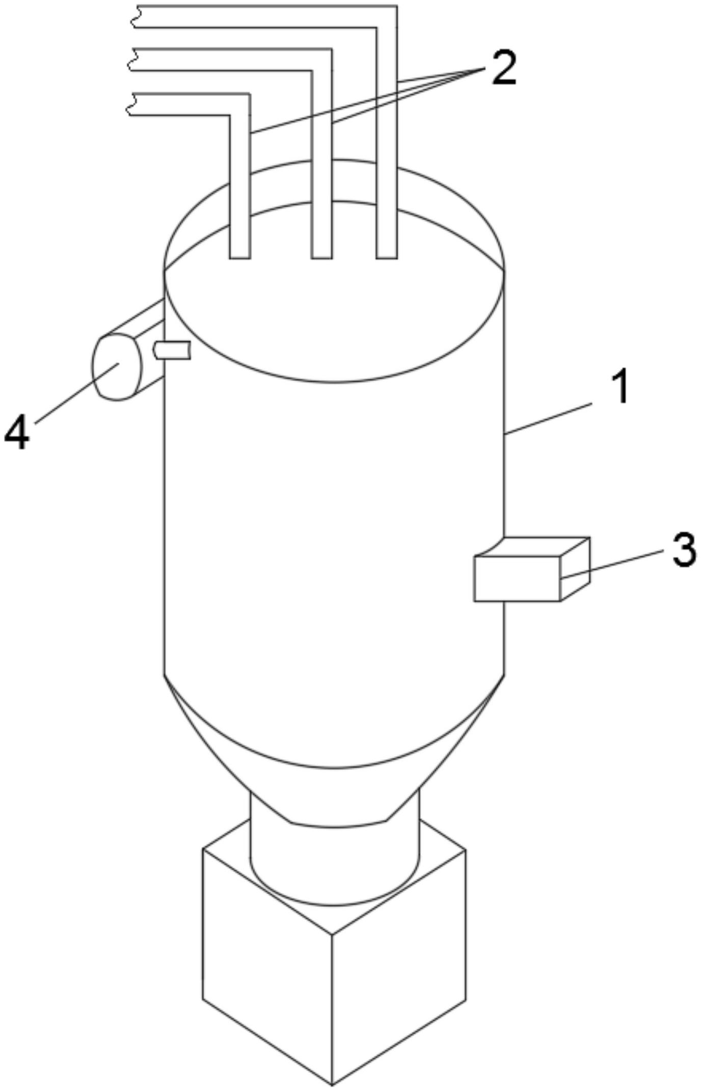 一种塑料集料斗结构