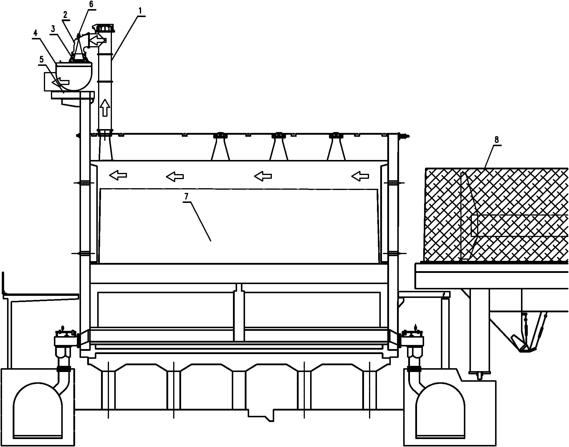 一种捣固焦炉上升管布置结构