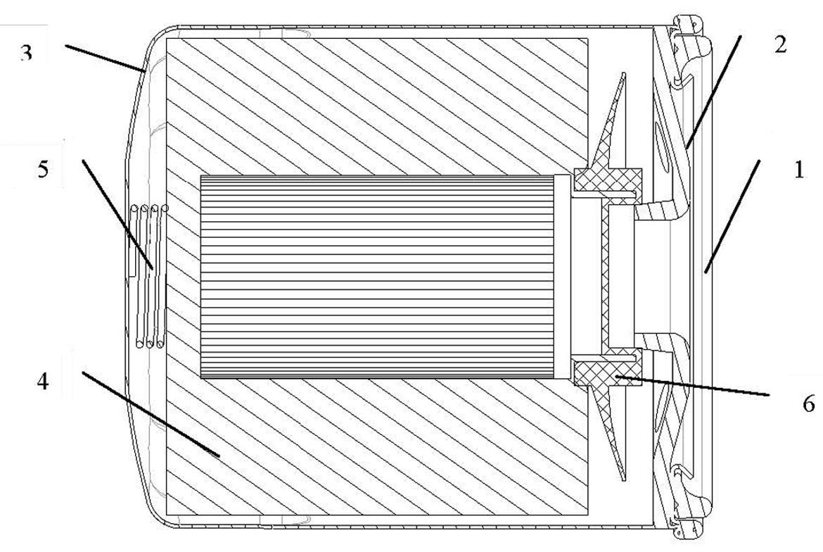 机油滤芯内部结构图图片